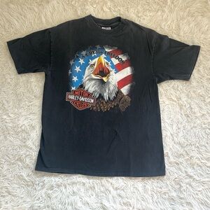 Vintage 80’s Harley Davidson Eagle Reno Nevada T-shirt XL Single Stitch